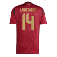 Camiseta Bélgica Dodi Lukebakio #14 Primera Equipación Replica Eurocopa 2024 mangas cortas